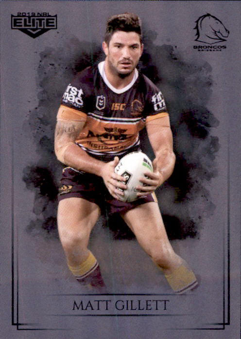 Matt Gillett, Silver Special Parallel, 2019 TLA Elite NRL