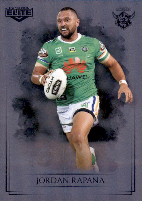 Jordan Rapana, Silver Special Parallel, 2019 TLA Elite NRL