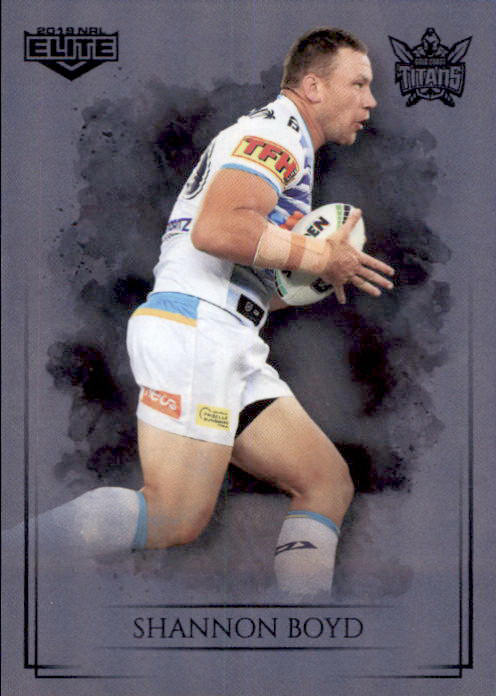 Shannon Boyd, Silver Special Parallel, 2019 TLA Elite NRL