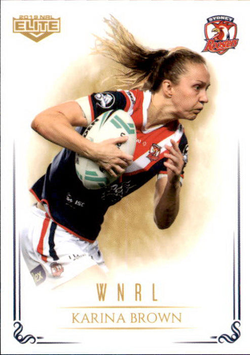 Karina Brown, WNRL, 2019 TLA Elite NRL