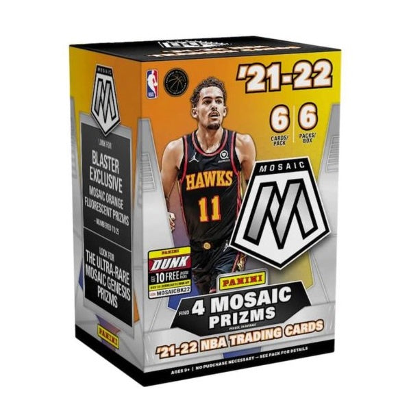 2021-22 Panini Mosaic Basketball 6-Pack Blaster Box