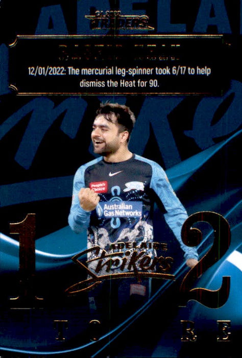 Rashid Khan, Season to Remember, 2022-23 TLA Traders Cricket Australia & BBL Trading Cards