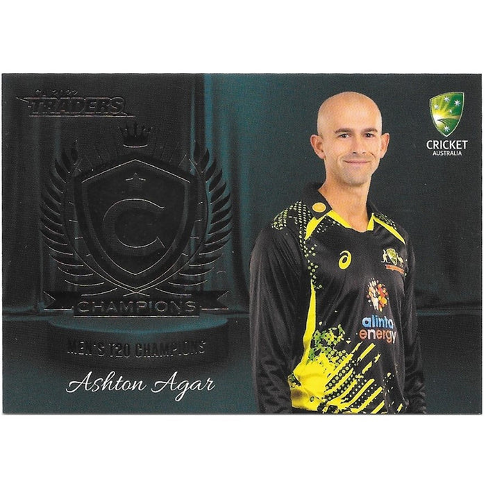 Ashton Agar, Champions, 2022-23 TLA Traders Cricket Australia & BBL Trading Cards