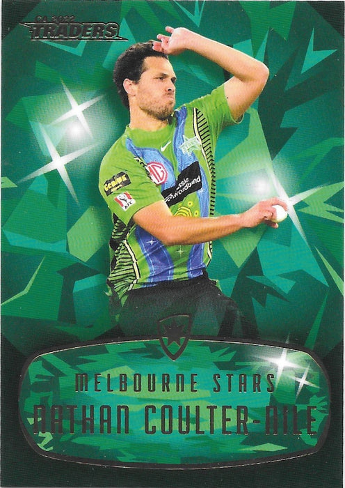Nathan Coulter-Nile, Emerald Mojo, 2022-23 TLA Traders Cricket Australia & BBL Trading Cards
