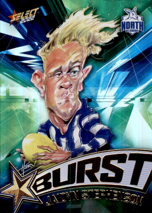 Jaidyn Stephenson, Starburst Shatter, 2022 Select AFL Footy Stars