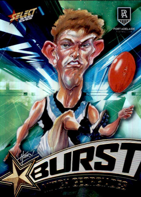 Mitch Georgiades, Starburst Shatter, 2022 Select AFL Footy Stars