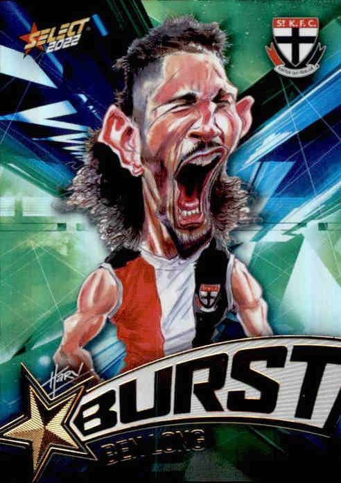 Ben Long, Starburst Shatter, 2022 Select AFL Footy Stars