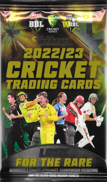 RETAIL Pack: 2022-23 TLA Traders Cricket Australia & BBL Trading Cards
