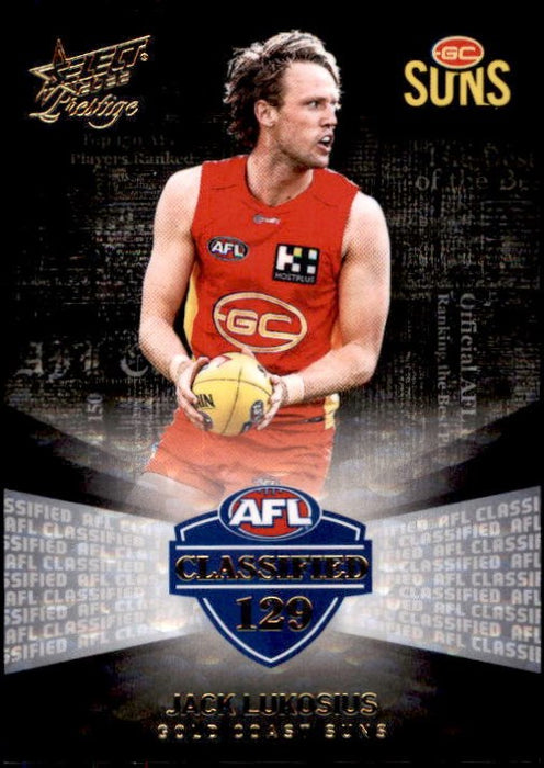 Jack Lukosius, Black Classified, 2022 Select AFL Prestige