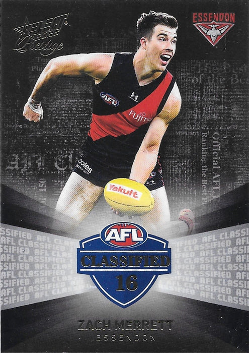 Zach Merrett, Black Classified, 2022 Select AFL Prestige