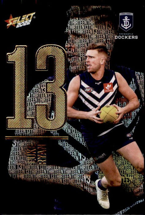 Luke Ryan, Numbers Midnight, 2022 Select AFL Footy Stars Jumbo