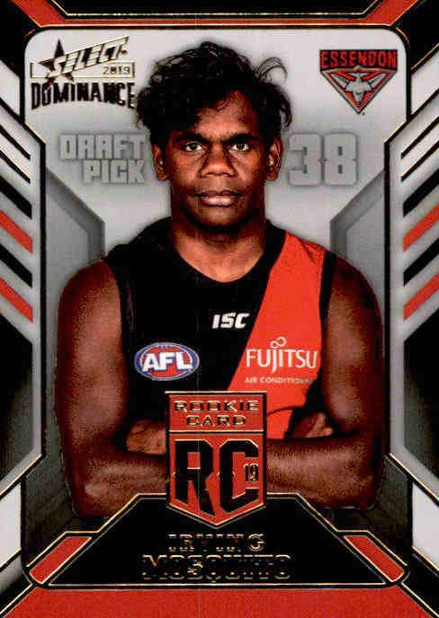 Irving Mosquito, Rookie Card RC, 2019 Select AFL Dominance