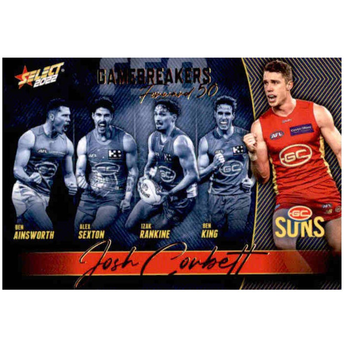 Josh Corbett, Gamebreakers Forward 50, 2022 Select AFL Footy Stars