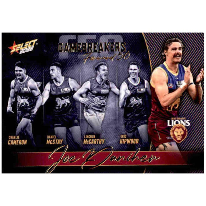 Joe Daniher, Gamebreakers Forward 50, 2022 Select AFL Footy Stars