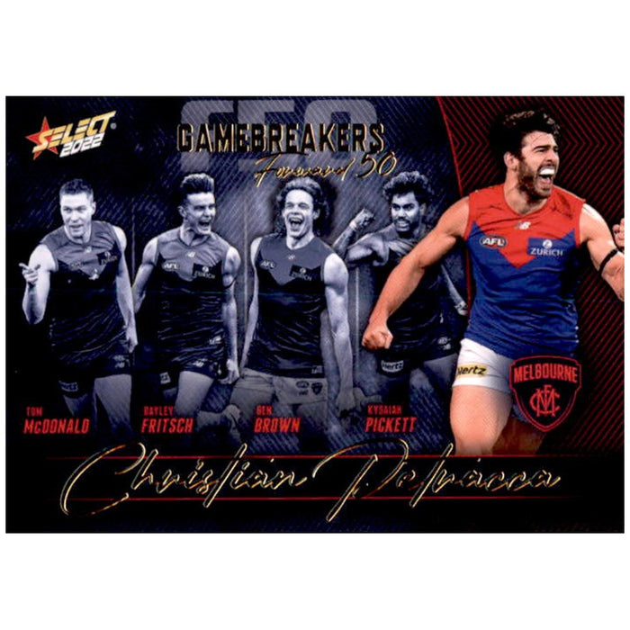 Christian Petracca, Gamebreakers Forward 50, 2022 Select AFL Footy Stars