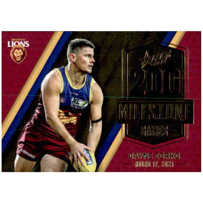 Dayne Zorko, Milestone, 2022 Select AFL Footy Stars