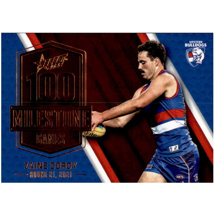 Zaine Cordy, Milestone, 2022 Select AFL Footy Stars