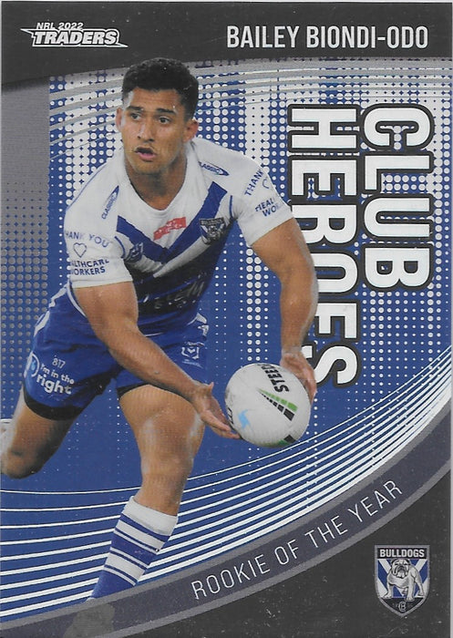 Bailey Biondi-Odo, Club Heroes CASE card, 2022 TLA Traders NRL