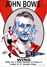 South Melbourne Swans 1933 Premiers Card Set by Noel