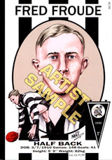 Collingwood Magpies Four-Peat Dynasty Premiers Card Set by Noel