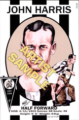 Collingwood Magpies Four-Peat Dynasty Premiers Card Set by Noel