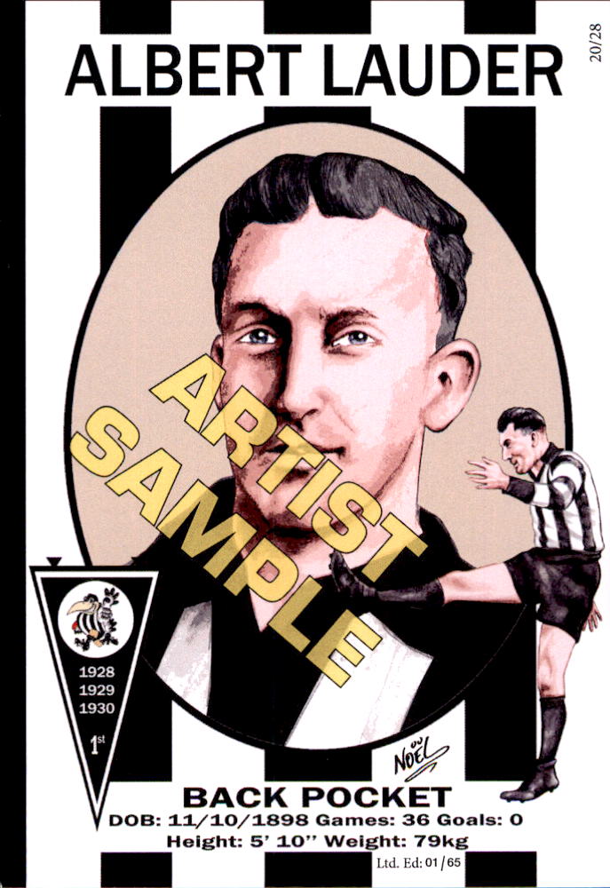Collingwood Magpies Four-Peat Dynasty Premiers Card Set by Noel