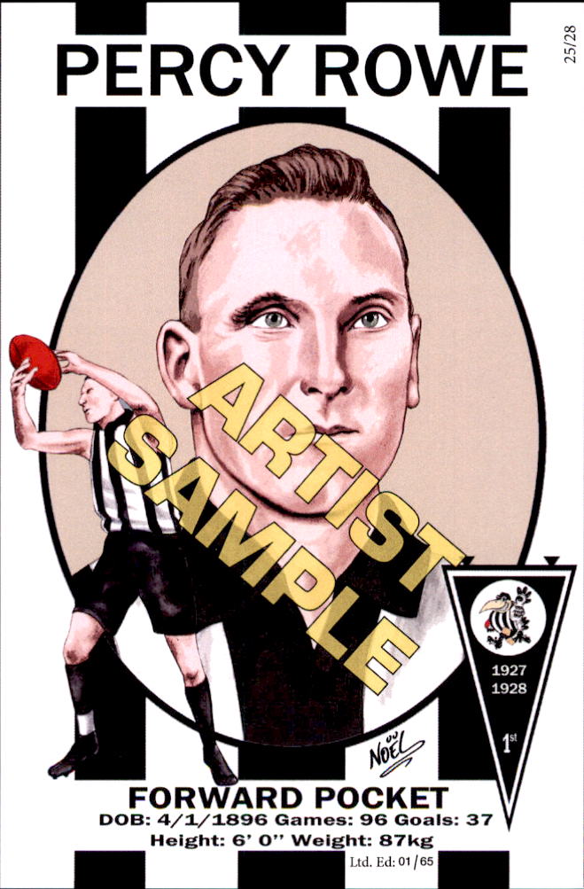 Collingwood Magpies Four-Peat Dynasty Premiers Card Set by Noel