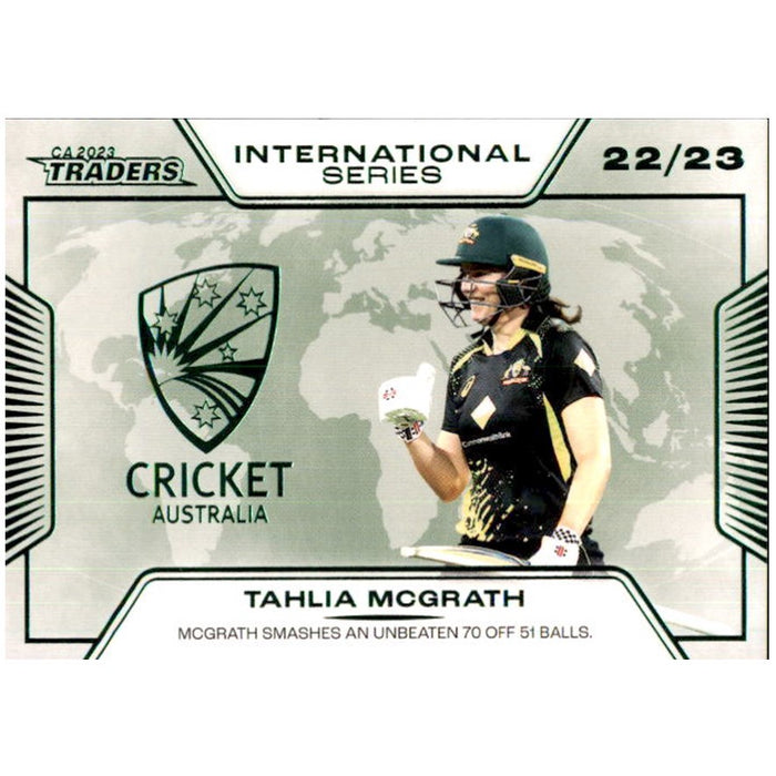 Tahlia McGrath, International Series, 2023-24 TLA Traders Cricket