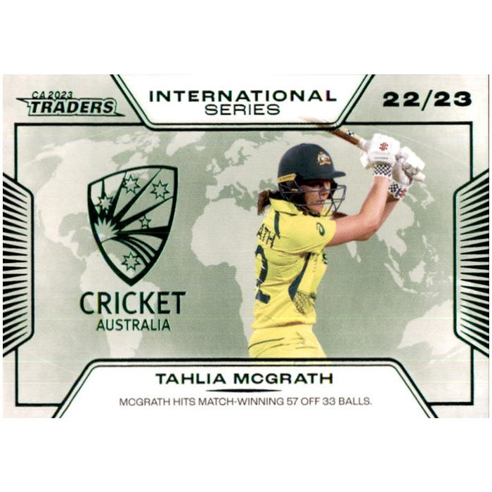 Tahlia McGrath, International Series, 2023-24 TLA Traders Cricket #30