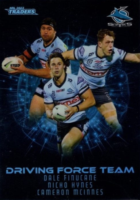 Cronulla Sharks, Driving Force Team Case Card, 2023 TLA Traders NRL