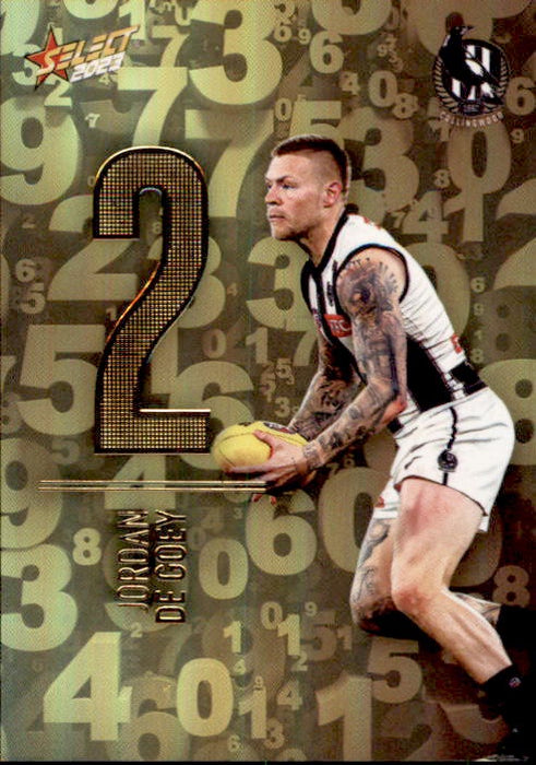 Jordan De Goey, Numbers, 2023 Select AFL Footy Stars