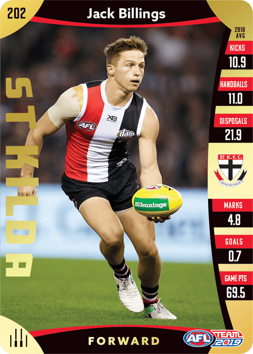 Jack Billings, Gold, 2019 Teamcoach AFL