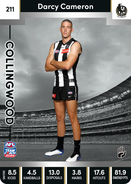 Darcy Cameron, 211, Silver Parallel, 2023 Teamcoach AFL