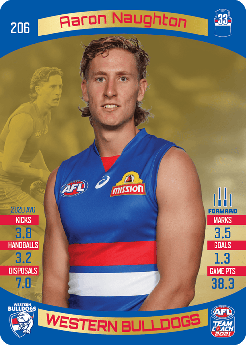 Aaron Naughton, Gold, 2021 Teamcoach AFL