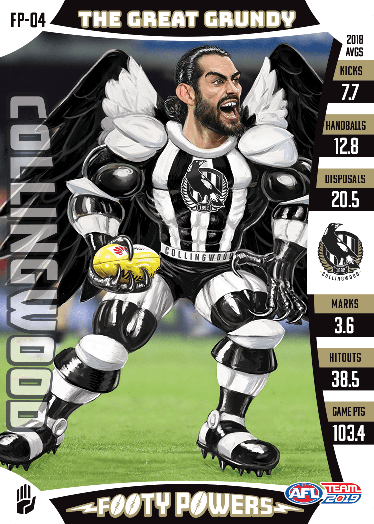 Brodie Grundy, Footy Powers, 2019 Teamcoach AFL