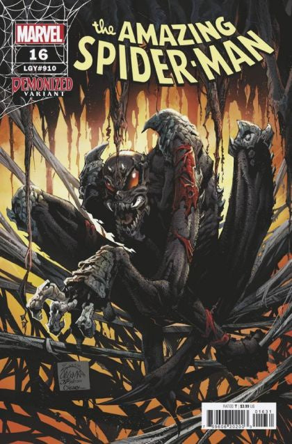 The Amazing Spider-man #16 Stegman Demonized Variant Comic