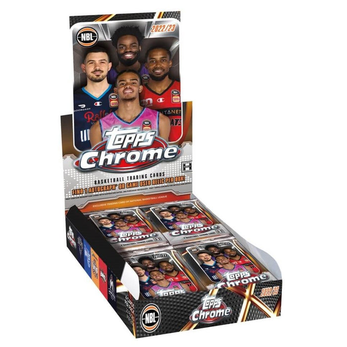 2022-2023 Topps Chrome NBL Basketball Cards Box