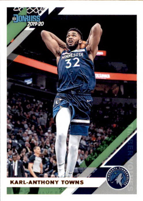 Karl-Anthony Towns, 2019-20 Panini Donruss Basketball NBA