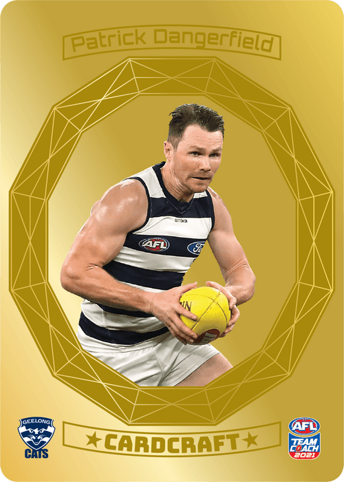 Patrick Dangerfield, GOLD Craft Card Set, 2021 Teamcoach AFL