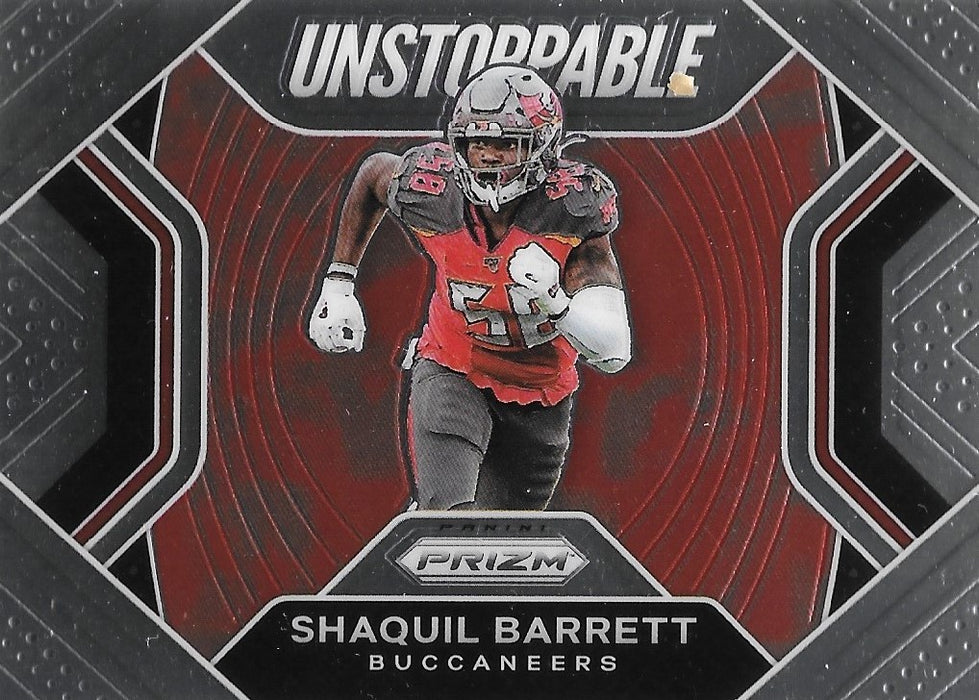 Shaquil Barrett, Unstoppable, 2020 Panini Prizm Football NFL