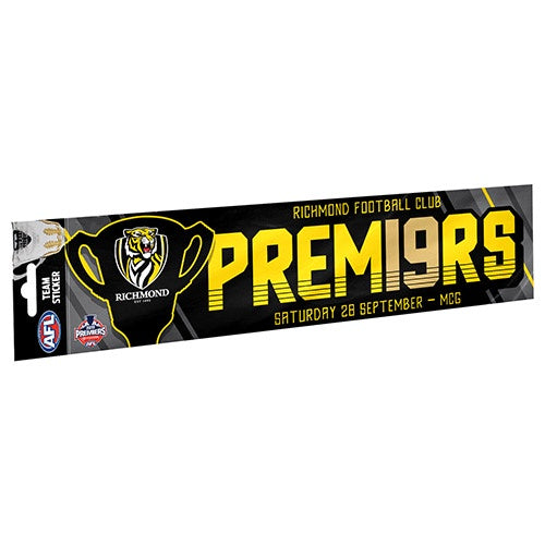 2019 RICHMOND PREMIERS BUMPER STICKER