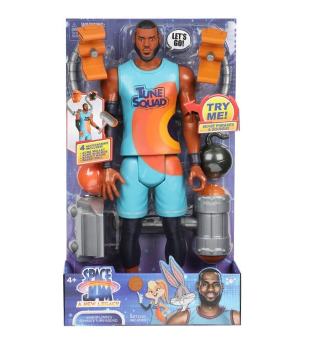 Space Jam: A New Legacy Season 1 Deluxe LeBron James Big Figurine NBA