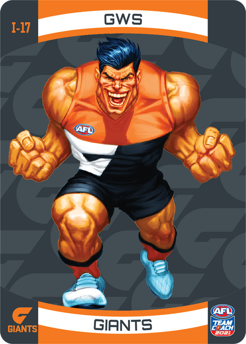 GWS Giants Mascot, 3D Icons, 2021 Teamcoach AFL
