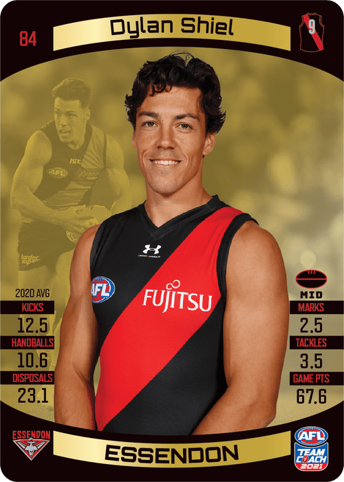 Dylan Shiel, Gold, 2021 Teamcoach AFL