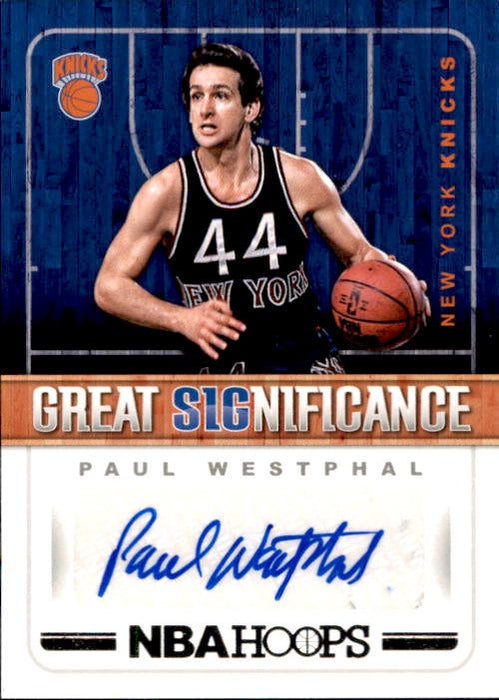 Paul Westphal, Great Significance, 2018-19 Panini Hoops Basketball NBA