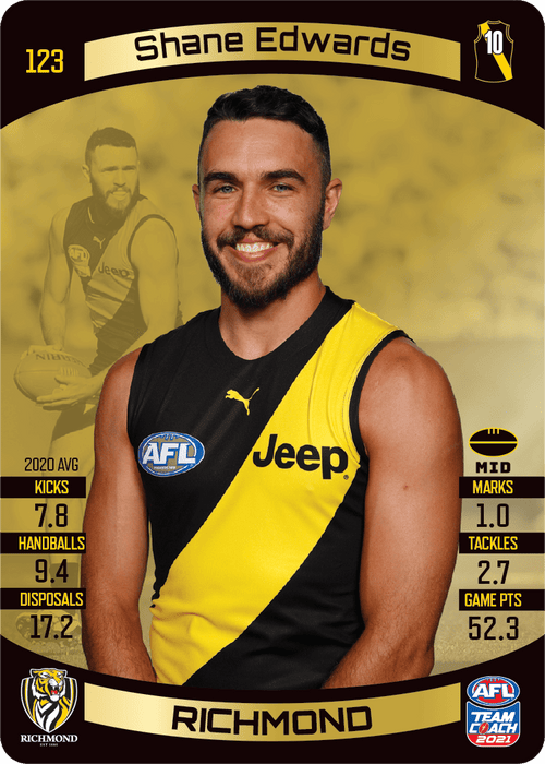 Shane Edwards, Gold, 2021 Teamcoach AFL