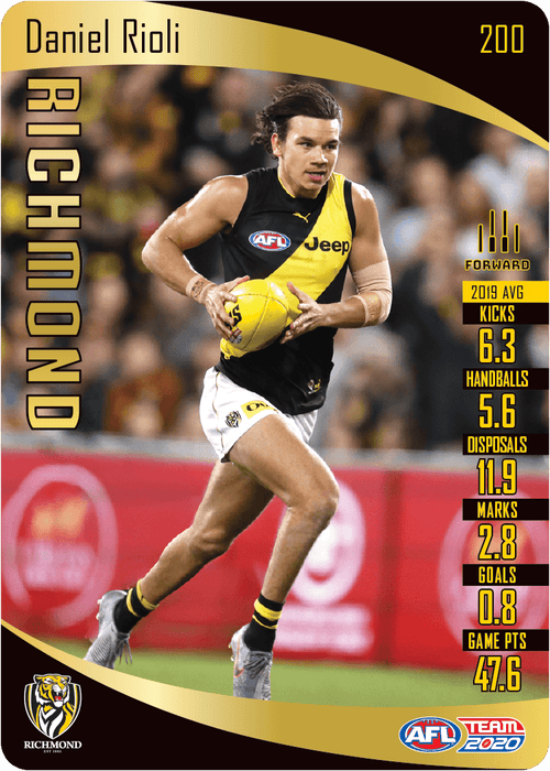 Daniel Rioli, Gold, 2020 Teamcoach AFL