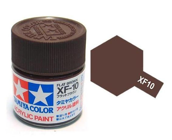 TAMIYA ACRYLIC MINI XF-10 FLAT BROWN 10ml