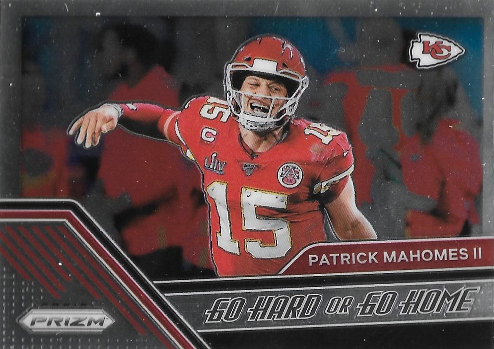 Patrick Mahomes, Go Hard or Go Home, 2020 Panini Prizm Football NFL