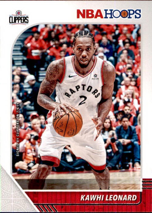 Kawhi Leonard, #177, 2019-20 Panini Hoops Basketball NBA